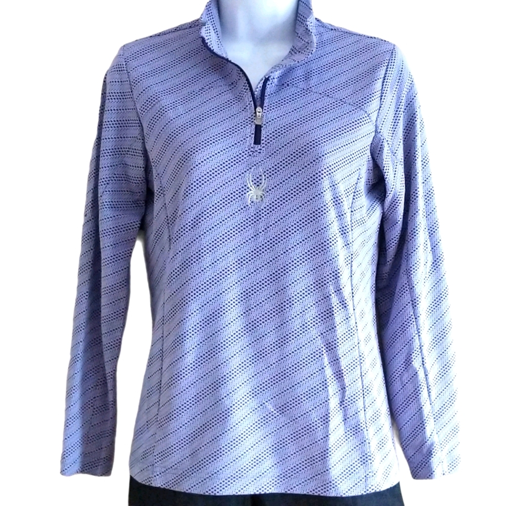 Spyder Performance Zip Front Shirt Size Girls XL